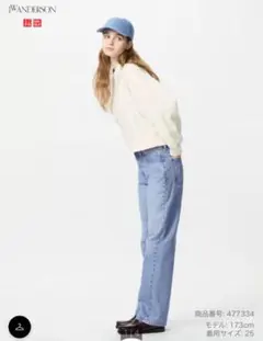 JWANDERSON ストレートデニム サイズ23 63Blue 丈長め