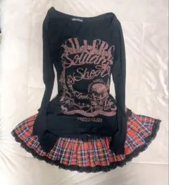 希少✨新品 トゥララ スカート チェック柄 y2k 平成ギャル フリル