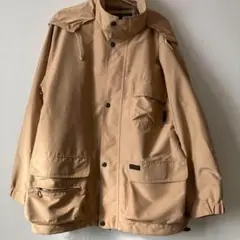 美品 マウンテンパーカ アウトドア キャンプ 釣り ベージュ L