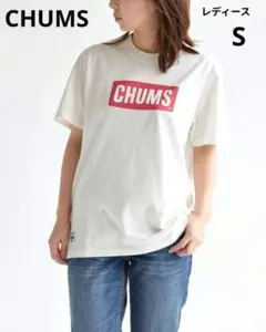CHUMS/チャムス 定番 ロゴTシャツ 半袖 L レディース
