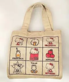ハローキティ 25th ❣️ 1975 ミニ トート　サブバッグ　ヴィンテージ