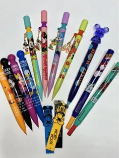 ディズニー　シャーペンセット　ミッキーマウス　ミニーマウス　ぺんてる