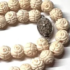 A60 彫刻 ネックレス SILVER 約60cmのサムネイル