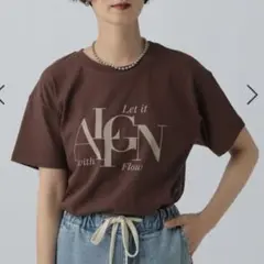 アソートロゴTEE ロゴプリント 半袖Tシャツ ブラウン58のサムネイル