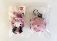 サンリオキャラクターズ　ギャルらび♡マスコット＆ファーチャーム　ハローキティ
