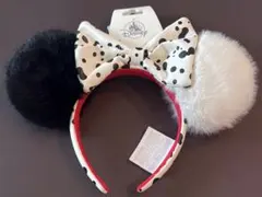 上海ディズニー 101匹わんちゃん クルエラ ミニーマウス カチューシャ Dハロ