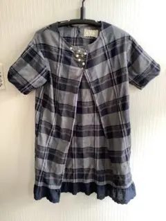 ドラッグストアーズ  fuーai チェックチュニック