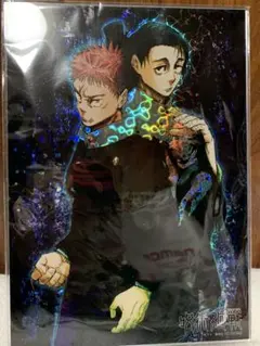 B5サイズ 特製箔押しアクリルアートボード　乙骨憂太　虎杖悠仁