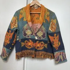 70s 80s 90s ヴィンテージ　ゴブラン織　ジャケット