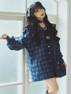 Ank Rouge ネクタイシャツワンピース