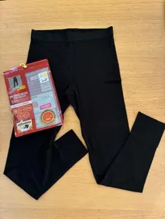 ワークマンメリノウールレギンス Lサイズ ブラック