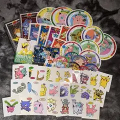 即日発送☆ポケモン メンコ 22枚 レトロ 希少 初期