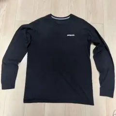 patagonia パタゴニア P-6ロゴ ロンT 長袖 ブラック M