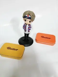 BTS タイニータンQposket フィギュア テテ Butter 缶ケース