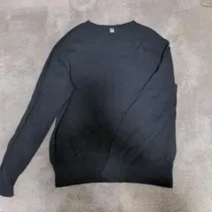 ユニクロユー　コットンリネンニット