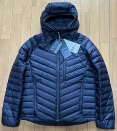 JACKWOLFSKIN 800FP PERTEX 軽量 ダウン(L)ブラック黒