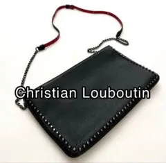 Christian Louboutin スタッズ クラッチバッグ - メルカリ
