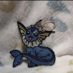 Vaporeon 刺繍キーホルダー 約8cm