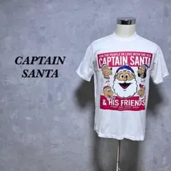キャプテンサンタ Tシャツ キャラクター ヴィンテージ ホワイト M 4456