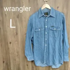 Wrangler デニム ウエスタンシャツ ブルーベル復刻 27MW 韓国製 L