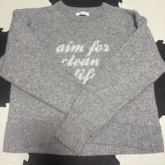 GLOBAL WORK グレーニット