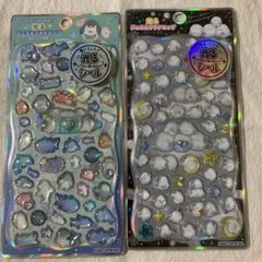 光るジュエルプチドロップ ストーンつき2種類セット