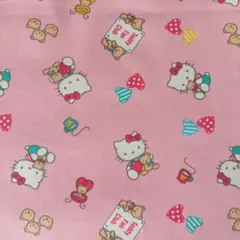 平成レトロ サンリオ カオハナ ヒョウ柄 ハローキティ キルティング
