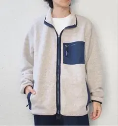 最終価格　【美品】パタゴニア　シンチラフリースジャケット　オートミール　L