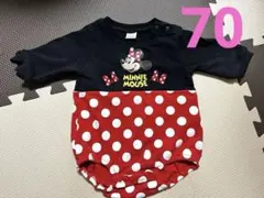 ミニーマウスロンパース 70cm