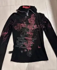 h.anarchy ハイネック メッシュ切替 archive 00s ゴシック - メルカリ