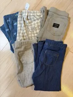 ズボン5枚セット　保育園着✴︎80〜95㎝