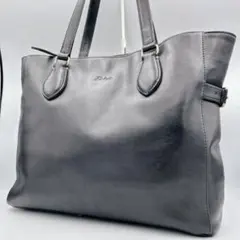美品 DAKOTA ダコタ レザー トートバッグ A4収納 黒 ブラックのサムネイル