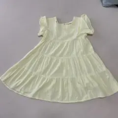 green label relaxing淡い黄色ワンピース サイズ125