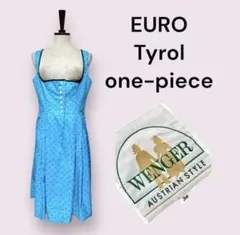 vintageヴィンテージワンピースチロリアン小花柄レトロヨーロッパ海外古着