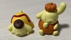ポムポムプリン　マイカラーフィギュア　かぼちゃオレンジ　オムイエロー
