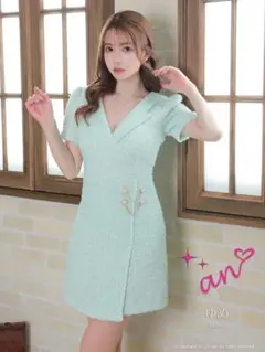 【新品】an ♡ツイードドレス