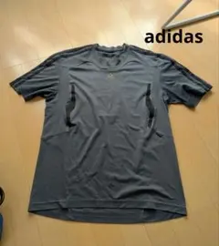 最終値下げ❢❢グレー adidas Tシャツ