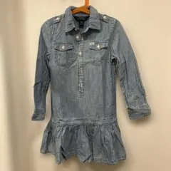 Polo Ralph Lauren デニム長袖ワンピース 6/120
