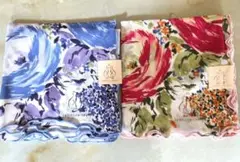 Rebecca Taylor 新品未使用 ハンカチ 2枚セット 花柄メロウフリルのサムネイル
