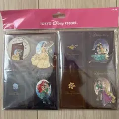 東京ディズニーリゾート メモ帳セット　ディズニー　プリンセス　絵本方風