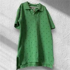 vintage 刺繍ロゴ ポロシャツ 鹿の子 ゆるだぼ トラッド ストリートのサムネイル