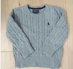 a*a様 ラルフローレン　ケーブルニット　セーター3T　グレー　100サイズ
