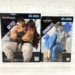 ストリートファイター6 ちょこのせ プレミアムフィギュア リュウ 春麗 セット