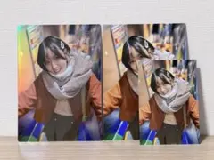 柴崎はる メタリックカード 生写真 3枚セット