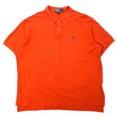 POLO BY RALPH LAUREN ポロシャツ XXL オレンジ コットン