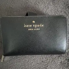 Kate spade ブラック 2つ折り財布