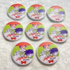 阿笠博士 缶バッジ パステル/8点 コナン探偵社 青山剛昌ふるさと館