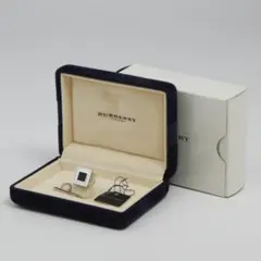 Bd1587 BURBERRY バーバリー タイタック SILVER925 箱有