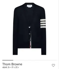 【新品タグ付】Thom Browne 4BAR カーディガン ネイビー 40のサムネイル