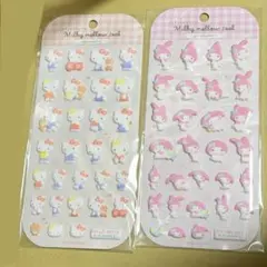 サンリオ ミルキー メロウシール マイメロ キティ セット